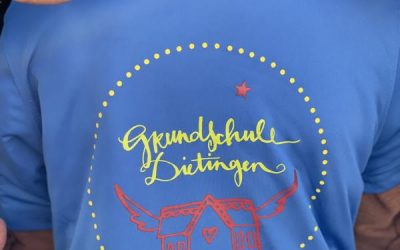 T-Shirts für alle Schüler der Grundschule Dietingen mit Außenstelle Irslingen und Böhringen