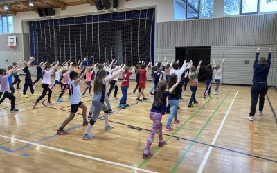 Grundschüler in Dietingen tanzen im Sportunterricht