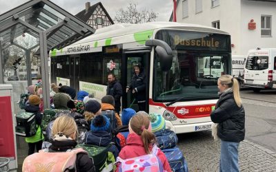 Bustraining für die Erstklässler