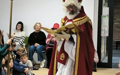 Nikolaus und Knecht Ruprecht zu Besuch
