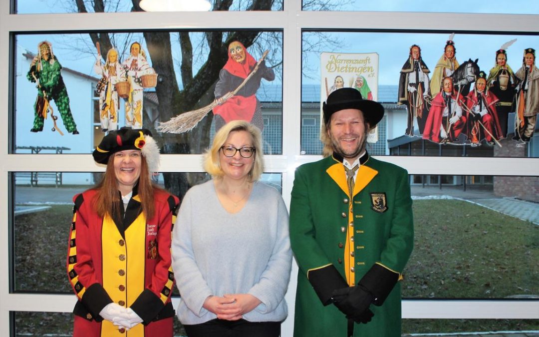 Grundschule Dietingen Fasnacht Fensterbilder